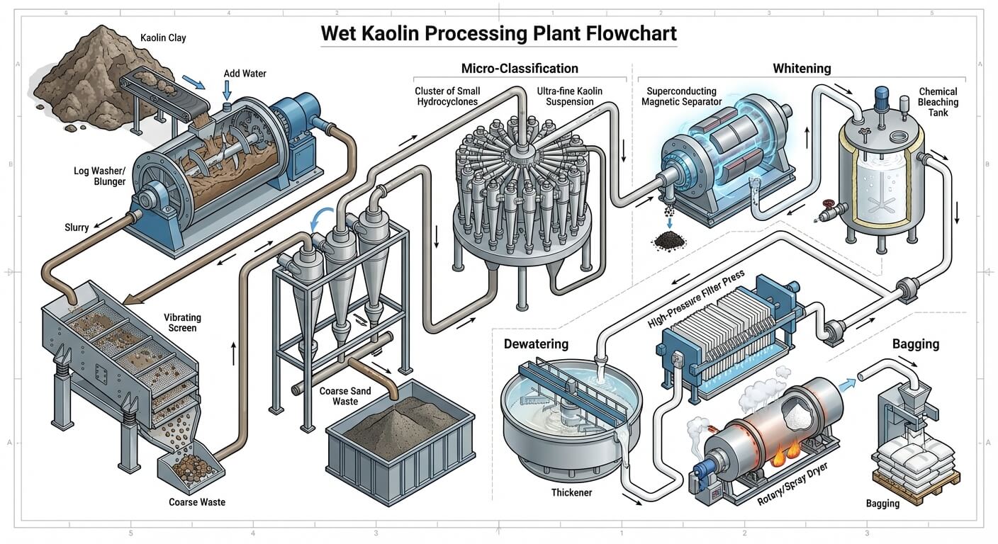 Kaolin Washing Plant: The Ultimate Guide to Processing & Whitening China Clay
